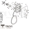 Trevi TT Silver Faceplate Handles Only Shower Valve Spare Parts